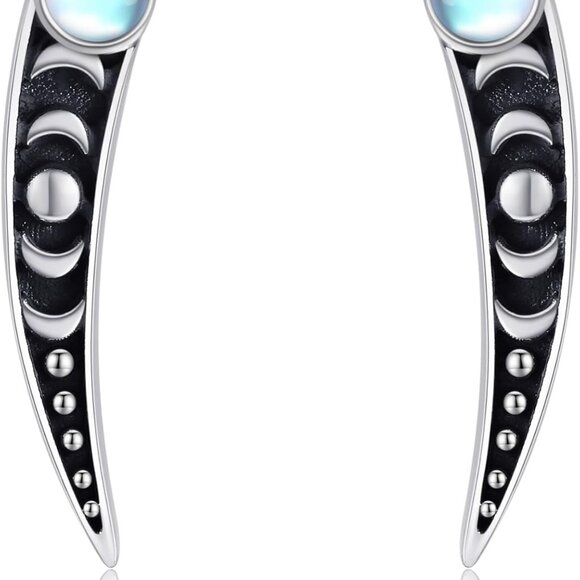 Ear Climbers Earrings for Women Sterling Silver Vintage Ear Crawler Earrings Jew